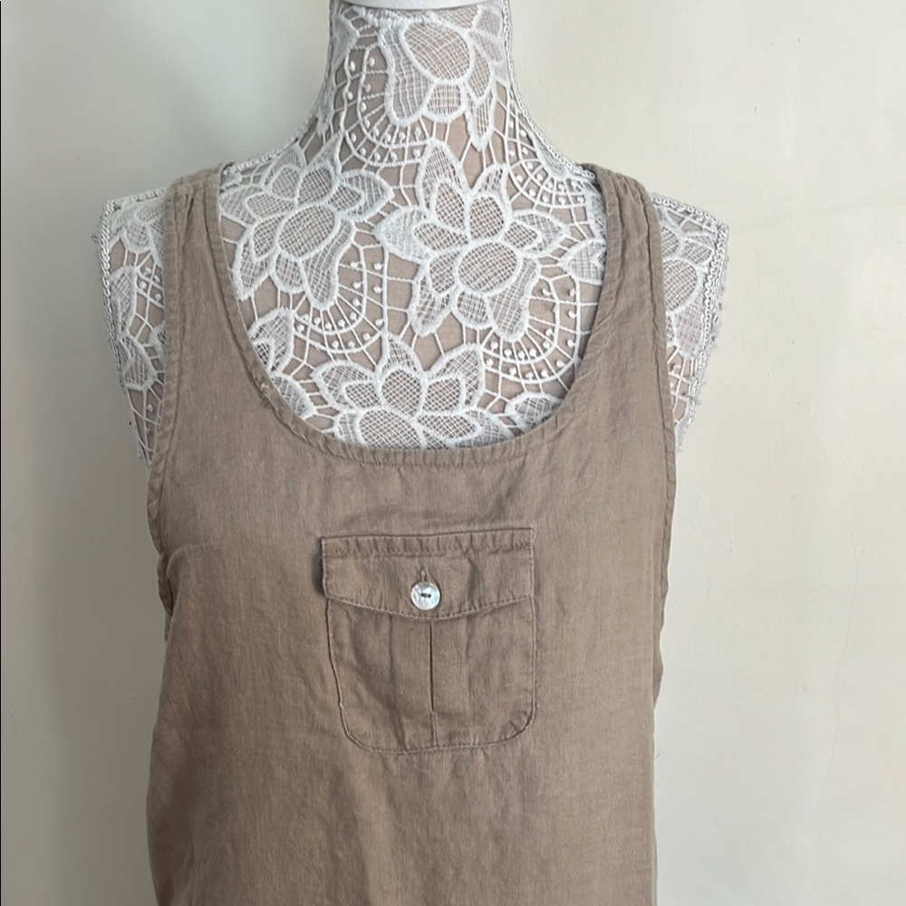 MATCH Sleeveless Tan Maxi Dress - Picture 3 of 10